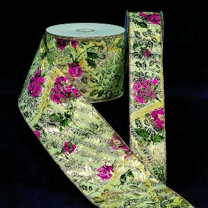 Wire Edge "Mozart Notes" Ribbon