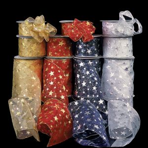 Wire Edge Sheer Milky Way Ribbon