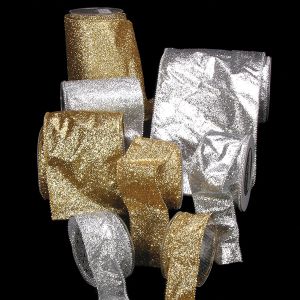 Beaded Wire Edge Fabric Broadway Ribbon