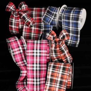 Wired Black Kilt Ribbon