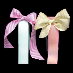 Striped Woven Grosgrain Ribbon