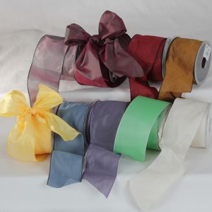 Wire Edge Taffata Ribbon