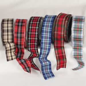Wired Tartan Ribon