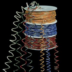 Designer Fabric Wire with Gold