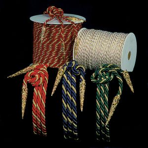 Braided Cording With Gold