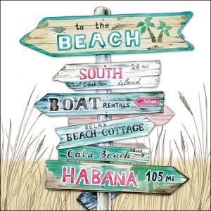 Road Signs Sand Design