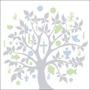 Communion Symbols Silver Design