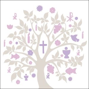 Communion Symbols Taupe Design