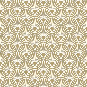 Art Deco Gold White Design