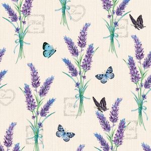 Lavender With Love Cream Design