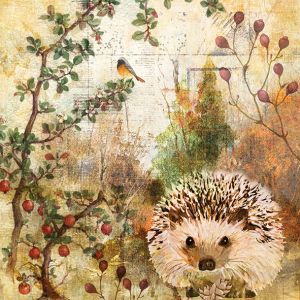 Autumn Hedgehog Design