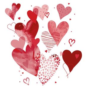 With Love Red Design