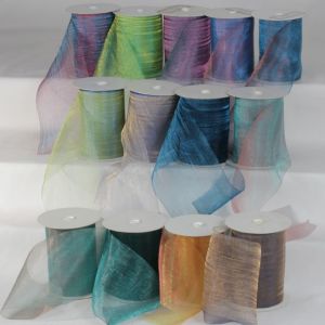 Crystal Organdy Ribbon 4 inch