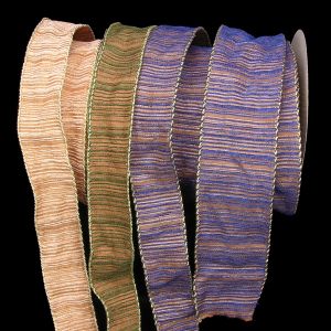 Wire Edge Fabric Querstreifen Ribbon