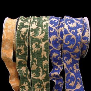 Wire Edge Fabric "Frederic" Ribbon