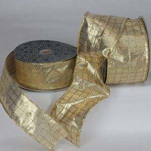 Wire Edge Lame Sun City Ribbon