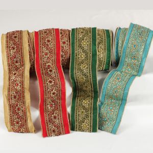 Wired Taj Mahal on Dupion Ribbon