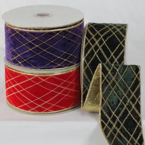 Golden Velvet Ribbon