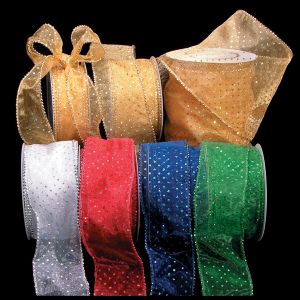 Wire Edge Semi Sheer Brooklyn Ribbon