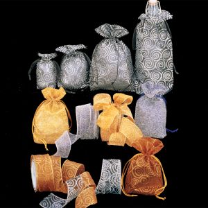 "Gold Fizz", "Silver Fizz", & "Swirl" Gift Bag
