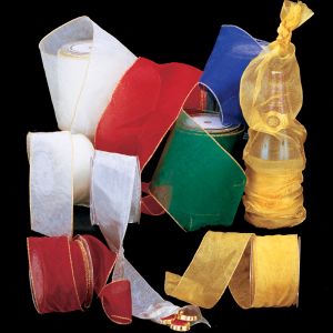 Wired Double Layer "Tube" Ribbon
