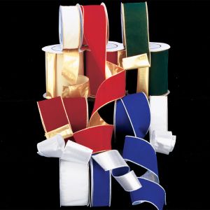 Gold Wire Edge Velvet with Gold Back Ribbon