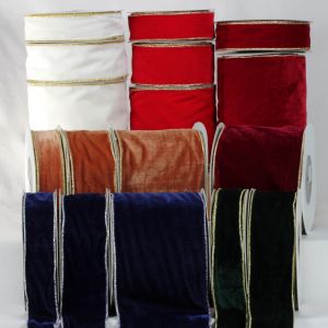 Wired Soft Velvet Ribbon