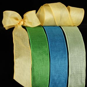 Wired Self Edge Rayon Ribbon