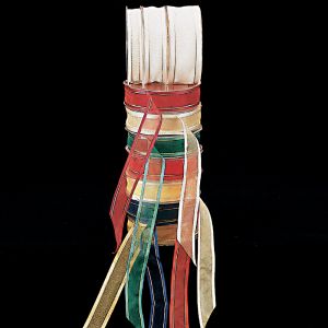Satin Edge Organdy Gold Georgette Ribbon