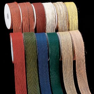 Jute Fiber Ribbon Woven Edge