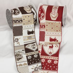 Gobelin Tapestry Swiss Alps Ribbon