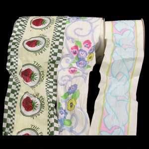 Printed Paper Semi Crush Ribbon