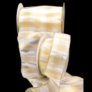 Wire Edge Sheer Chopin Ribbon