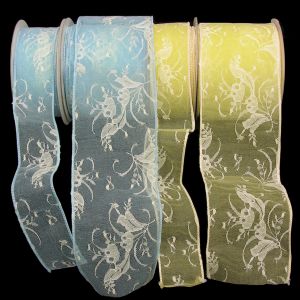 Wired Edge Flower Lace Ribbon