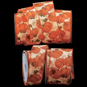 Wired Semi Sheer Pumpkins 