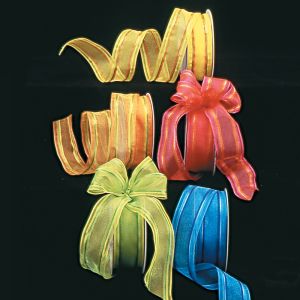 Wired Semi Sheer Alisha Ribbon