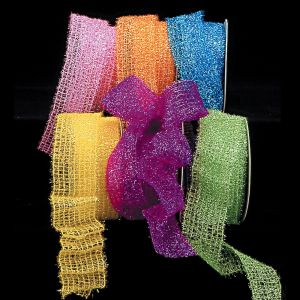 Wired Open Weave "Abundance" Ribbon