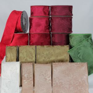 Wired Fabric Self Edge Safari Ribbon