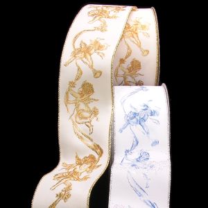 Wired Velvet Angel Ribbon