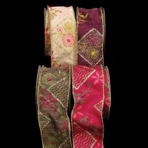 Wired Satin Elegant Stitching Ribbon