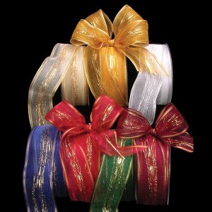 Wired Woven Sheer Kasperl Ribbon