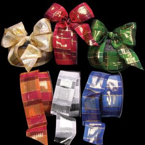 Wired Woven Taffeta Gabriel Ribbon