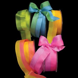 Wired Two Color Grosgrain Ribbon