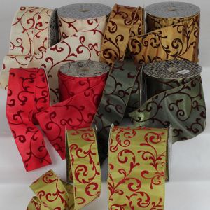 Wired Luxury Satin "Swirl" Ribbon