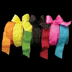 Wired Woven Taffeta Jeanette Ribbon