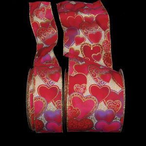 Wired Print "Golden Heart" Ribbon