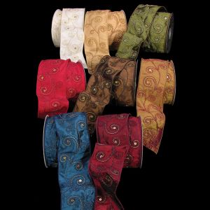 Wired Sateen Silk "Katmandu" Ribbon