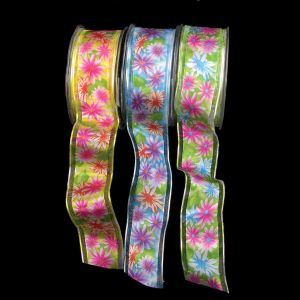 Wired Sheer Edge Alpenweiss Ribbon