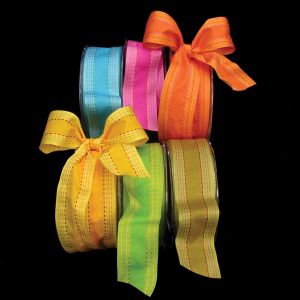 Wired Woven Taffeta Swenska Ribbon