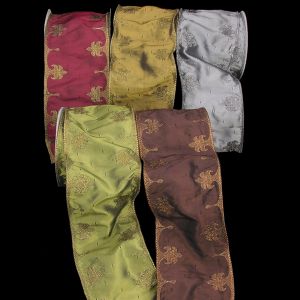 Wired Satin Silk Boudoir Ribbon